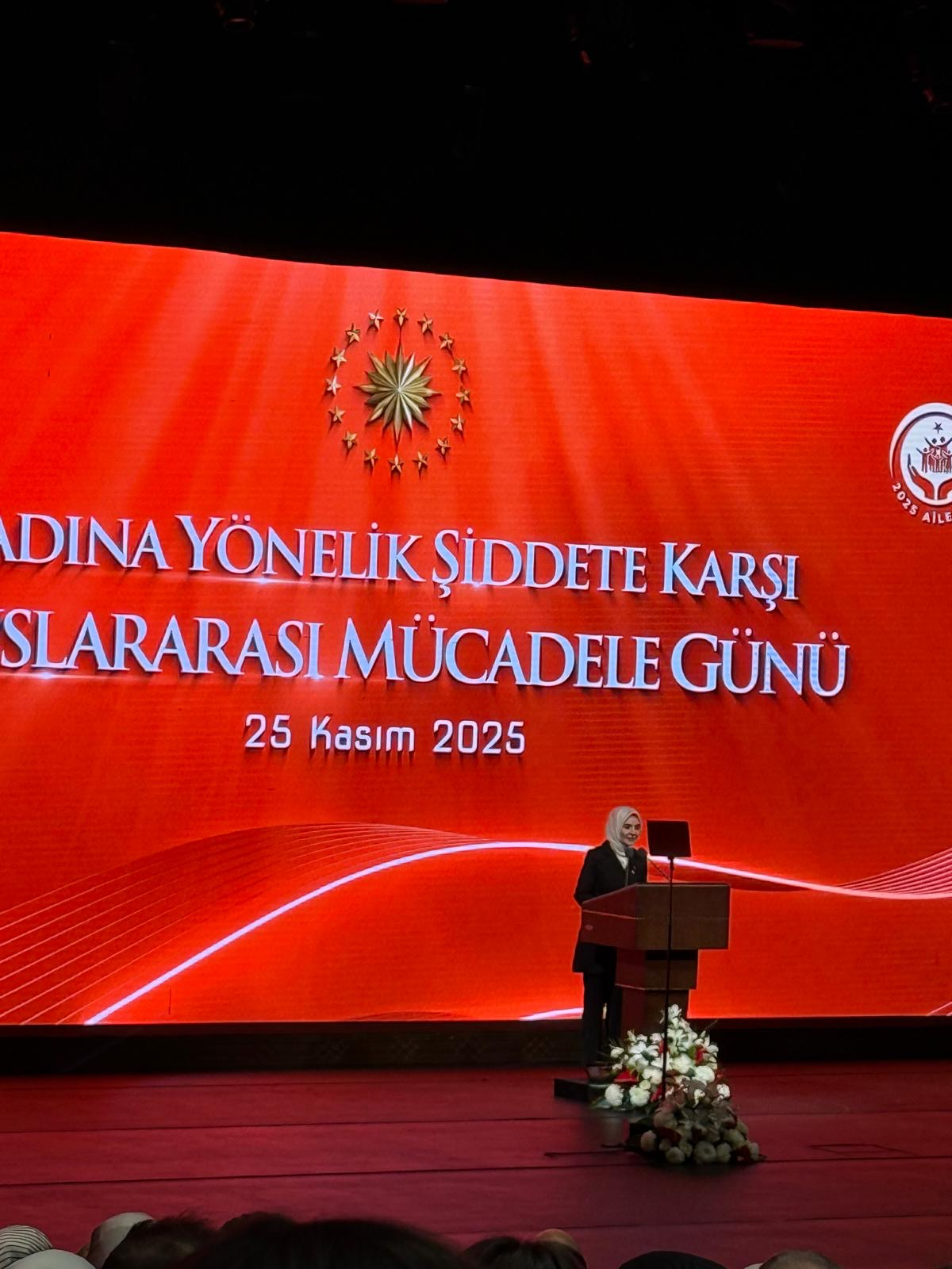 25 Kasım Kadına Yönelik Şiddetle Uluslararası Mücadele Günü programına katılım sağladık. 