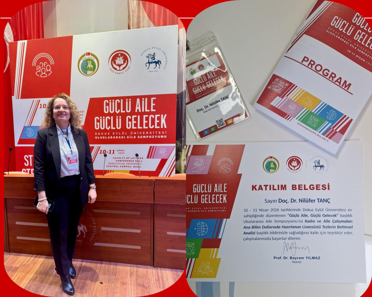 Muğla Sıtkı Koçman Üniversitesi Kadın ve Aile Çalışmaları Uygulama ve Araştırma Merkezi olarak,  Dokuz Eylül Üniversitesi ev sahipliğinde İzmir Valiliği iş birliği ile 10-11 Nisan 2026 tarihinde düzenlenen “Uluslararası Aile Sempozyumu” na katılım sağladık